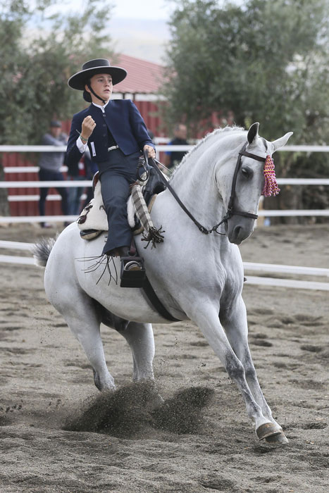 Hípica El Requiebro mujer montando a caballo
